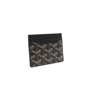 新品未使用 GOYARD ゴヤール Saint Sulpice サン シュルピス カードケース カードホルダー STSULPPMLTY01CL01X ブラック 中古 4a001208
