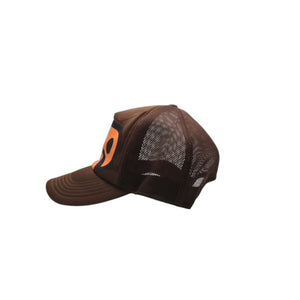 A BATHING APE MILO FACE MESH CAP BROWN Good Condition Used 4a001289