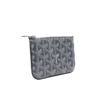 画像をギャラリービューアに読み込む, 新品未使用 GOYARD ゴヤール Senat Nano Key Pouch セナナノキーポーチ コインケース SENAPCNANTY51CL51P グレー 中古 4a001202