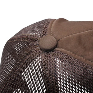 A BATHING APE MILO FACE MESH CAP BROWN Good Condition Used 4a001289