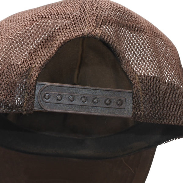 A BATHING APE MILO FACE MESH CAP BROWN Good Condition Used 4a001289