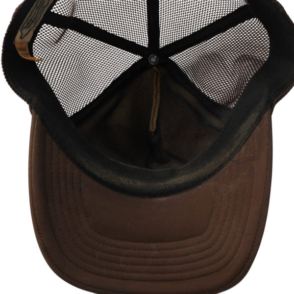 A BATHING APE MILO FACE MESH CAP BROWN Good Condition Used 4a001289