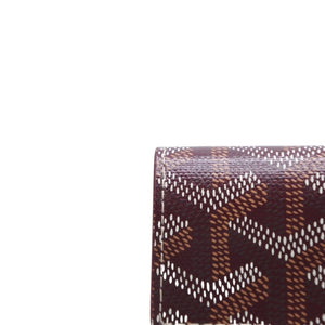 New and unused GOYARD Marigny Wallet Marigny wallet bifold wallet MARIGNPMLTY33CL33P Bordeaux Used 4a001209