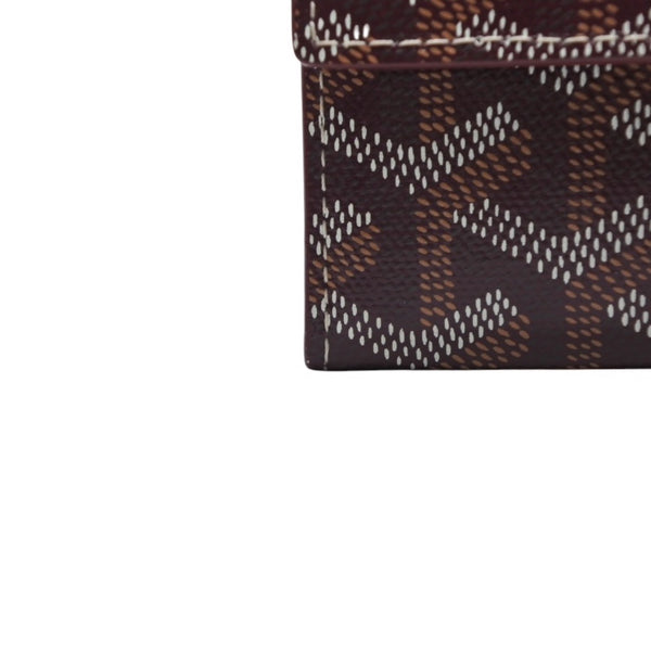 New and unused GOYARD Marigny Wallet Marigny wallet bifold wallet MARIGNPMLTY33CL33P Bordeaux Used 4a001209