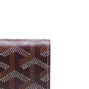 New and unused GOYARD Marigny Wallet Marigny wallet bifold wallet MARIGNPMLTY33CL33P Bordeaux Used 4a001209