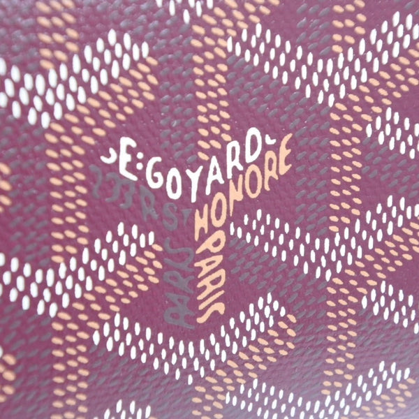 New and unused GOYARD Marigny Wallet Marigny wallet bifold wallet MARIGNPMLTY33CL33P Bordeaux Used 4a001209