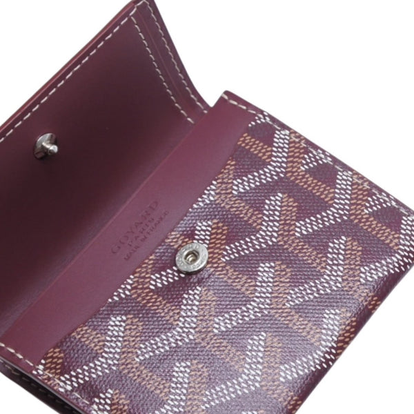New and unused GOYARD Marigny Wallet Marigny wallet bifold wallet MARIGNPMLTY33CL33P Bordeaux Used 4a001209