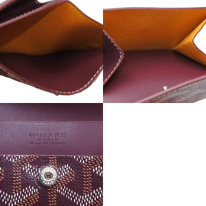 New and unused GOYARD Marigny Wallet Marigny wallet bifold wallet MARIGNPMLTY33CL33P Bordeaux Used 4a001209