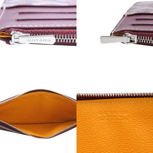Like new GOYARD Insert Louise Long Wallet Card Case INSLOUMMLTY33CL33P Bordeaux Used 4a001210