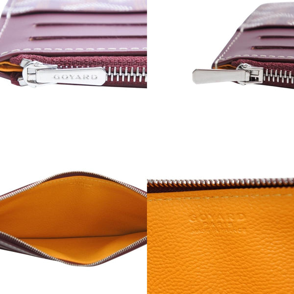 Like new GOYARD Insert Louise Long Wallet Card Case INSLOUMMLTY33CL33P Bordeaux Used 4a001210