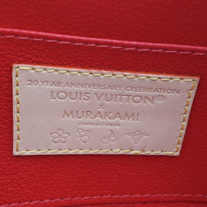 New and unused LOUIS VUITTON Pochette Cosmetic PM Pouch M13766 Monogram Cherry Takashi Murakami Gold hardware Used 4a001204