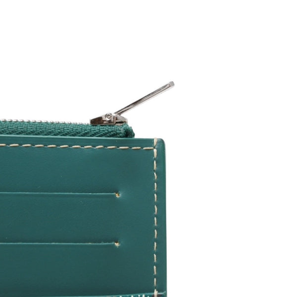 Very good condition GOYARD Insert Louise long wallet INSLOUMMLTY09CL09P PVC leather green used 4a001207