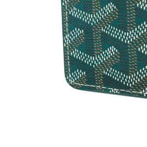 Very good condition GOYARD Insert Louise long wallet INSLOUMMLTY09CL09P PVC leather green used 4a001207