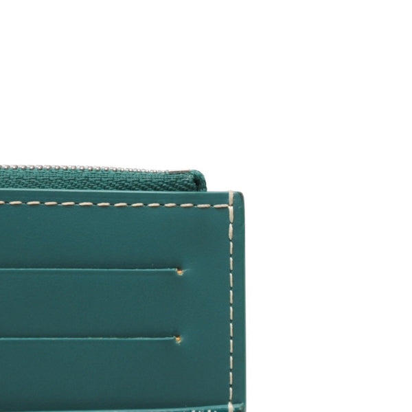 Very good condition GOYARD Insert Louise long wallet INSLOUMMLTY09CL09P PVC leather green used 4a001207