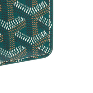 Very good condition GOYARD Insert Louise long wallet INSLOUMMLTY09CL09P PVC leather green used 4a001207