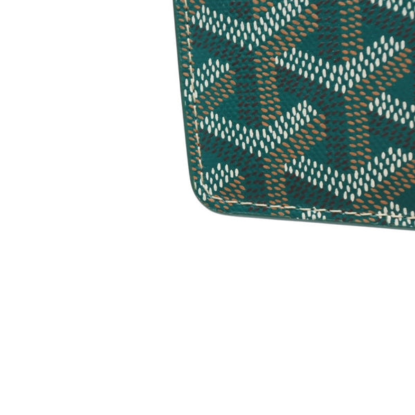 Very good condition GOYARD Insert Louise long wallet INSLOUMMLTY09CL09P PVC leather green used 4a001207