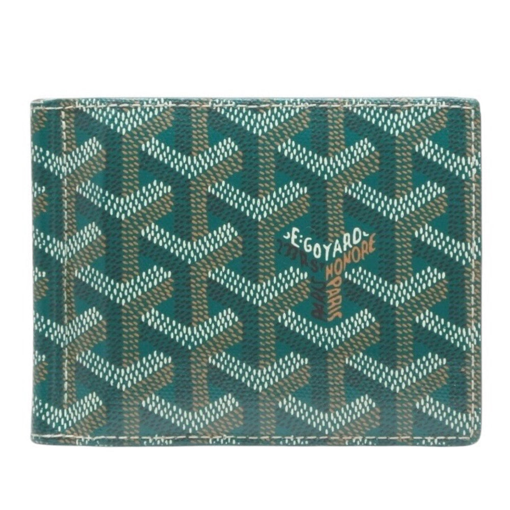 GOYARD ゴヤール Saint Thomas Wallet サン トマ 二つ折り財布 マネークリップ STTHOMPMLTY09CL09P グリーン 美品 中古 4a001206