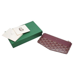 Like new GOYARD Insert Louise Long Wallet Card Case INSLOUMMLTY33CL33P Bordeaux Used 4a001210