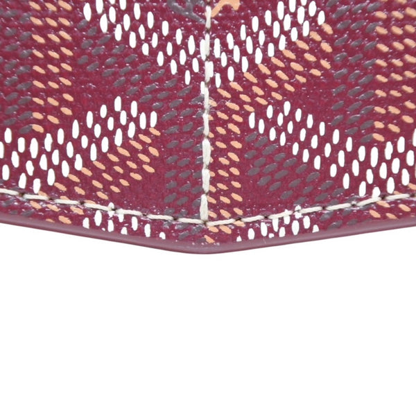Like new GOYARD Insert Louise Long Wallet Card Case INSLOUMMLTY33CL33P Bordeaux Used 4a001210