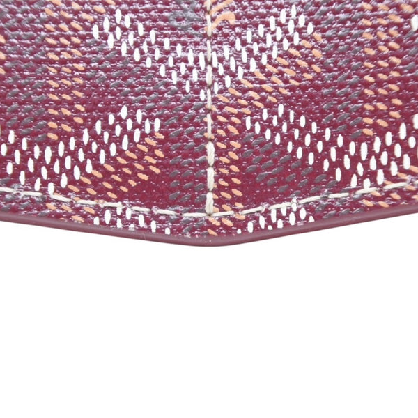 Like new GOYARD Insert Louise Long Wallet Card Case INSLOUMMLTY33CL33P Bordeaux Used 4a001210