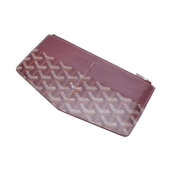Like new GOYARD Insert Louise Long Wallet Card Case INSLOUMMLTY33CL33P Bordeaux Used 4a001210