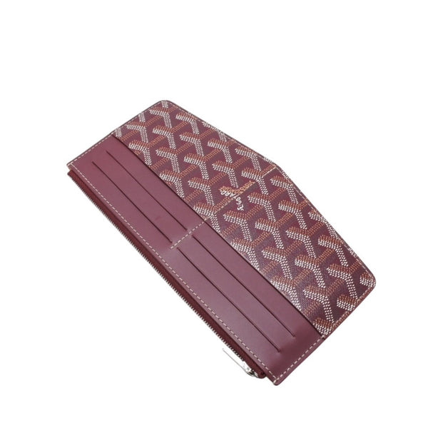 Like new GOYARD Insert Louise Long Wallet Card Case INSLOUMMLTY33CL33P Bordeaux Used 4a001210
