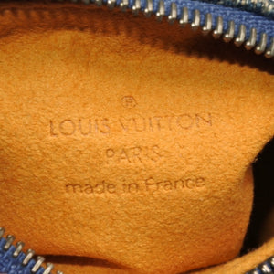 LOUIS VUITTON Monogram Denim Mini Truth Speedy PM M95082 Strap Blue Good Condition Used 4a001205