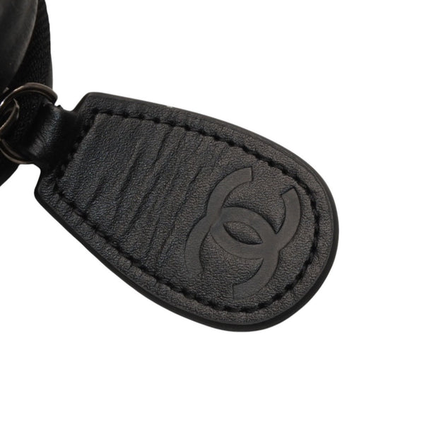 Very Good Condition CHANEL Jumping Rope Skipping Rope Carbon Coco Mark Black Vintage Chanel Used 4a000608