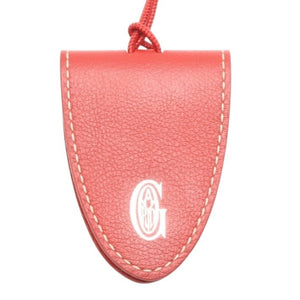 Very Good Condition GOYARD PARIS Goyard CHN 020188 Bag Charm Bag Clip Chevroche Calfskin Leather Red Used 4a001304