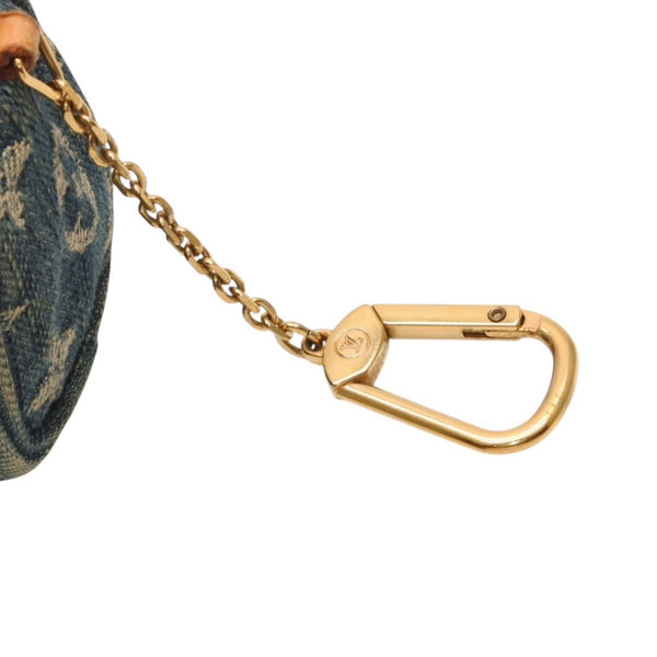 LOUIS VUITTON Monogram Denim Mini Truth Speedy PM M95082 Strap Blue Good Condition Used 4a001205