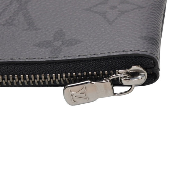 New Unused LOUIS VUITTON Pochette Cle Coin Case Coin Purse M80905 Monogram Eclipse Black Used 4a001214