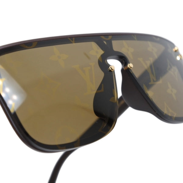 New and unused LOUIS VUITTON LV Waimea Sunglasses Eyewear Z1485E Size 140□00 145 Monogram Used 4a001203