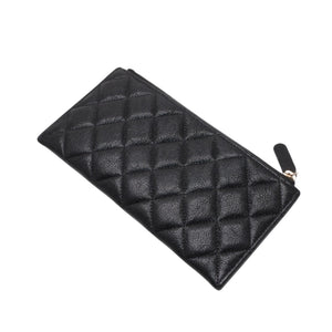CHANEL シャネル BOY CHANEL ボーイシャネル 長財布 A81254 26番台 ココマーク キャビアスキン ブラック 美品 中古 4a000832