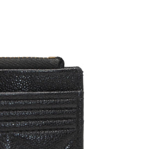 CHANEL シャネル BOY CHANEL ボーイシャネル 長財布 A81254 26番台 ココマーク キャビアスキン ブラック 美品 中古 4a000832