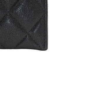 CHANEL シャネル BOY CHANEL ボーイシャネル 長財布 A81254 26番台 ココマーク キャビアスキン ブラック 美品 中古 4a000832
