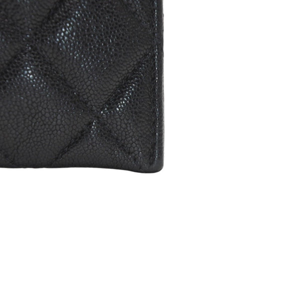 CHANEL シャネル BOY CHANEL ボーイシャネル 長財布 A81254 26番台 ココマーク キャビアスキン ブラック 美品 中古 4a000832