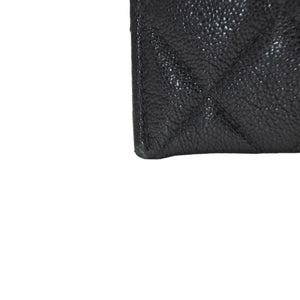 CHANEL シャネル BOY CHANEL ボーイシャネル 長財布 A81254 26番台 ココマーク キャビアスキン ブラック 美品 中古 4a000832