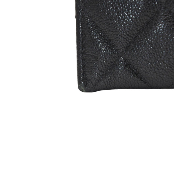 CHANEL シャネル BOY CHANEL ボーイシャネル 長財布 A81254 26番台 ココマーク キャビアスキン ブラック 美品 中古 4a000832