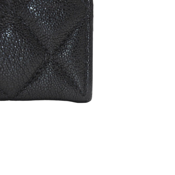 CHANEL シャネル BOY CHANEL ボーイシャネル 長財布 A81254 26番台 ココマーク キャビアスキン ブラック 美品 中古 4a000832