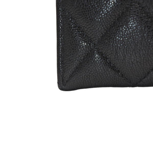CHANEL シャネル BOY CHANEL ボーイシャネル 長財布 A81254 26番台 ココマーク キャビアスキン ブラック 美品 中古 4a000832