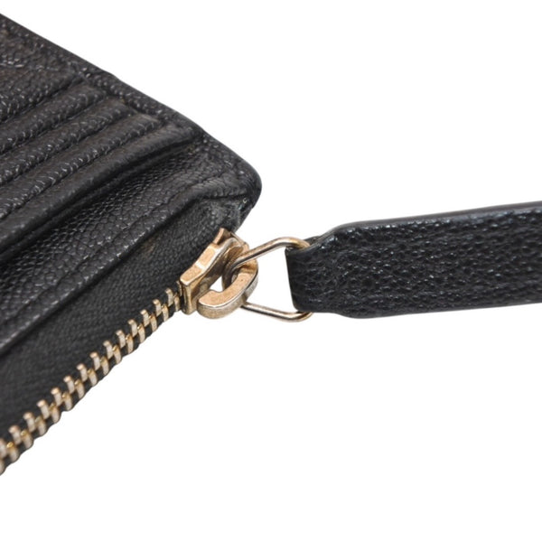 CHANEL シャネル BOY CHANEL ボーイシャネル 長財布 A81254 26番台 ココマーク キャビアスキン ブラック 美品 中古 4a000832