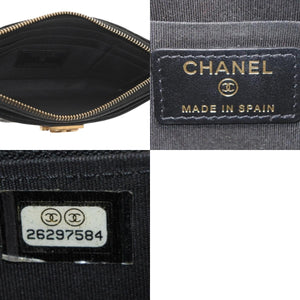CHANEL シャネル BOY CHANEL ボーイシャネル 長財布 A81254 26番台 ココマーク キャビアスキン ブラック 美品 中古 4a000832