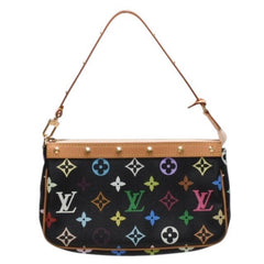 Like new LOUIS VUITTON Pochette Accessories Accessory Pouch M92648 Monogram Multicolor Black Used 4a001327