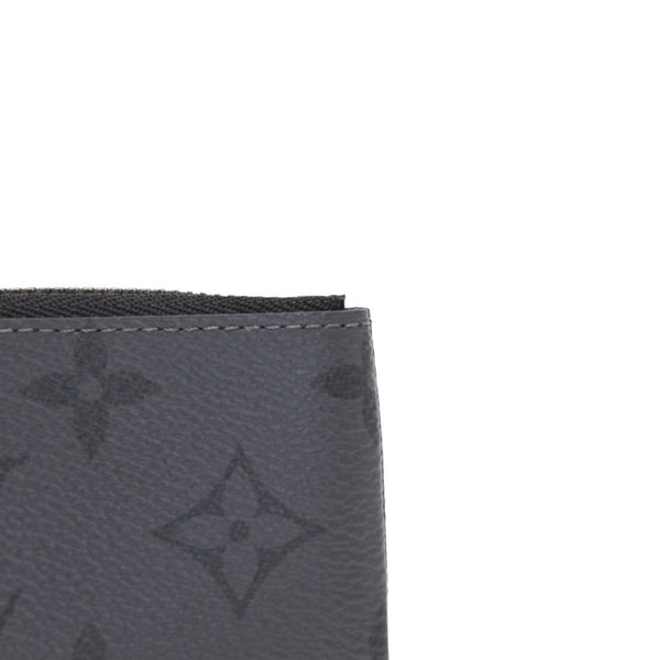 New Unused LOUIS VUITTON Pochette Cle Coin Case Coin Purse M80905 Monogram Eclipse Black Used 4a001214
