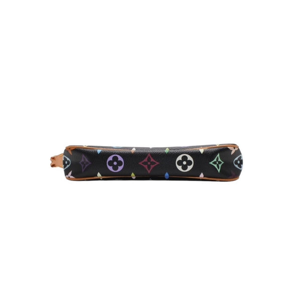 Like new LOUIS VUITTON Pochette Accessories Accessory Pouch M92648 Monogram Multicolor Black Used 4a001327