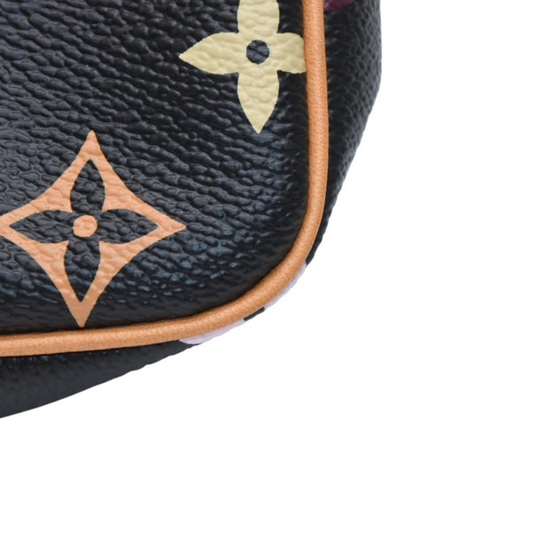 Like new LOUIS VUITTON Pochette Accessories Accessory Pouch M92648 Monogram Multicolor Black Used 4a001327