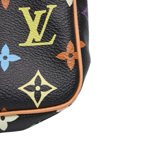 Like new LOUIS VUITTON Pochette Accessories Accessory Pouch M92648 Monogram Multicolor Black Used 4a001327