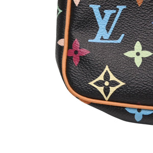 Like new LOUIS VUITTON Pochette Accessories Accessory Pouch M92648 Monogram Multicolor Black Used 4a001327