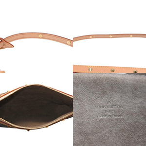 Like new LOUIS VUITTON Pochette Accessories Accessory Pouch M92648 Monogram Multicolor Black Used 4a001327