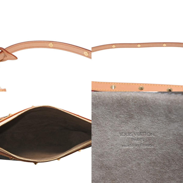 Like new LOUIS VUITTON Pochette Accessories Accessory Pouch M92648 Monogram Multicolor Black Used 4a001327